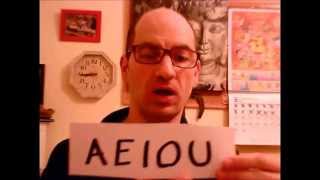 第一课 西班牙语元音 primera lección: las vocales en español