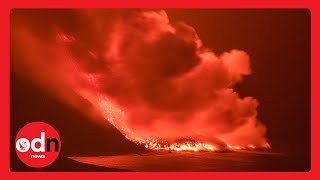 La Palma Lava EXPLODES with Plumes of Toxic Gas