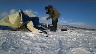 СЪЕЛ МОРМЫША НА РЫБАЛКЕ!рыбалка на рипуса с ночёвкой и комфортом в сильный ветер