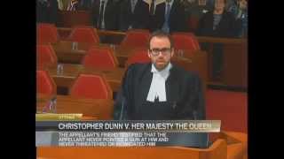 Solomon Friedman argues at the Supreme Court of Canada - R. v. Dunn