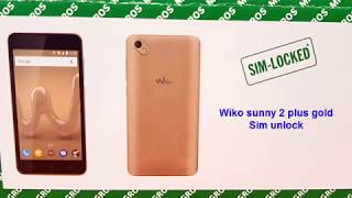 Wiko Sunny 2 gold plus sim unlock | Invalid sim soluation