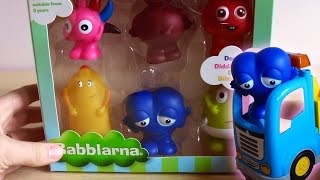 Babblarna Figurer ❤️????? Åker Bil, Grävskopa och Bor i Hus Leksaker För Barn