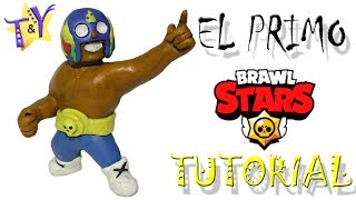 Как слепить Эль Примо Бравл Старс из пластилина Туториал El Primo Brawl Stars Tutorial
