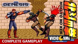 ? Hokuto no Ken (Mega Drive) Complete Gameplay