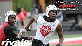 Rivals Camp Charlotte: WR vs. DB drills