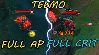 Full AP TEEMO vs. Full CRIT TEEMO!! [ League of Legends ]