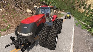 ГОНКИ ТРАКТОРОВ НА ВЫЖИВАНИЕ! Игра про машинки Beamng drive. Видео для мальчиков.