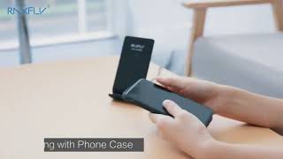 RAXFLY 10 W Qi Charger Nirkabel Untuk iPhone X 8 Ditambah Cepat