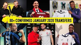 80+ ALL CONFIRMED JANUARY 2020 TRANSFERS?✅ | w/ BERGWIJN, HAALAND, ERIKSEN & BRUNO FERNANDES