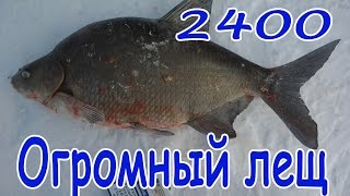 Ловля леща зимой на водохранилище