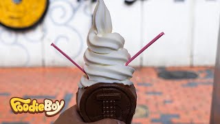 Gelato Guitar Ice Cream / Daegu Korea / Korean Street Food / 젤라또 기타 아이스크림 / 대구 김광석거리 길거리 음식