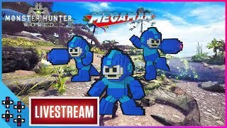 MAMMA MIA, I'VE BECOME MEGAMAN! MONSTER HUNTER WORLD! - UUDD STREAMS