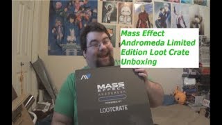 Mass Effect Andromeda Limited Edition Loot Crate Unboxing!!