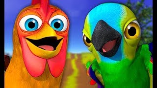 Весёлый хор животных - детские песни  | Детское Королевство