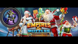 ОБЗОР ДЕРЗКИЙ КЛЫК, 24 ЭТАП, ИСПЫТАНИЕ САНТЫ, продвинутый, Empires puzzles, Empires&Puzzles 4к и3,6