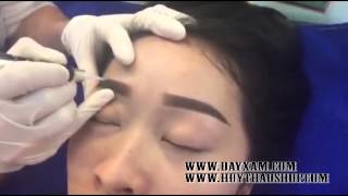 Vẽ chân mày và phun môi Đào Tạo Huy Thảo