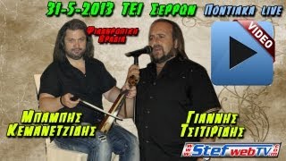 ΤΣΙΤΙΡΙΔΗΣ ΚΕΜΑΝΕΤΖΙΔΗΣ ΤΕΙ ΣΕΡΡΩΝ 31 5 13 STEFWEBTV
