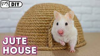 DIY - Build Hamster Jute Rope House ? DIY Hamster