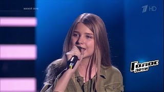 Софья Федорова «New York State of Mind» - Слепые прослушивания - Голос.Дети - Сезон 4