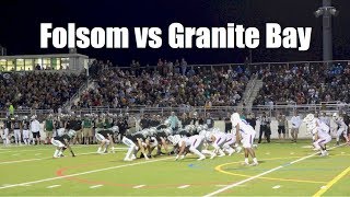 Folsom Bulldogs vs Granite Bay Grizzlies, V Football 2017