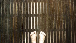 Предбанник тёплый пол / баня теплый пол самодельный/ warm floor in the bath house
