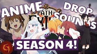 Path of Exile Anime Drop Sounds SEASON 4! Featuring K-On!, Love is War, Demon Slayer and more