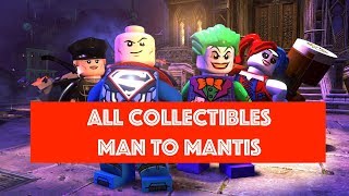 Lego DC Super Villains Man to Mantis Free Play 100% all Minikits and Collectibles