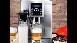 Delonghi ecam 23.450 S приготовление капучино и кофе