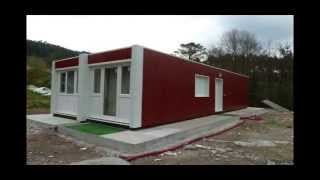 Transporte, instalación y montaje de una casa contenedor