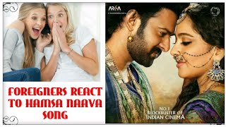 Hamsa Naava Full Video Song - Baahubali 2 | Prabhas | REACTION !!!