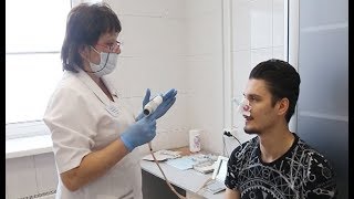 Медосмотр хоккеистов "Трактора"