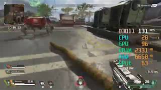 GeForce GTX 1660 -- AMD Ryzen 5 2600 -- Apex Legends FPS Test Low