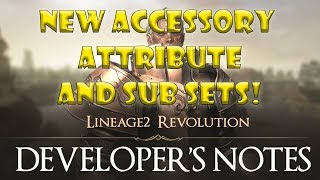 Lineage 2 Revolution: New Accessory Attribute and Sub Accessory Set Coming!