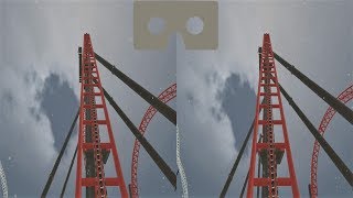 Roller Coaster 31 3D SBS VR box google cardboard