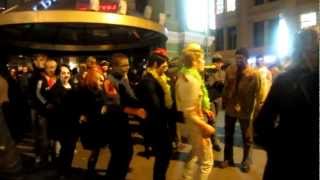 Танец зомби. Зомби-моб в Санкт-Петербурге 27.10.2012 года