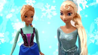 Kardan Adam Yapsak Senle Şarkısı Elsa ve Anna Bebekler ile Söylüyoruz