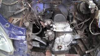 ГАЗЕЛЬ с двигателем ВАЗ 2часть (установка двигателя).