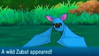 Pokemon Sun & Moon - How to Catch ZUBAT (Hau'oli Cemetery)