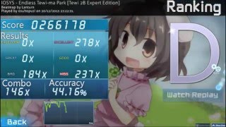 OSU! MANIA mods Auto Failed!!! Play anemone & IOSYS