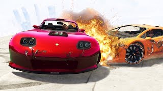 Никто не выживет в этом дерби! Гонки на машинах в GTA 5 Online | MYE