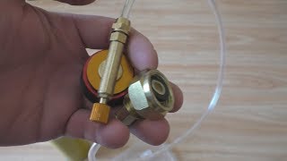Переходник для заправки газа в цанговый  баллон