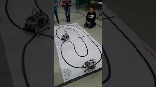 Робот EV3 в шорт-треке шагающих роботов