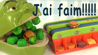 Play Doh Dentiste Shrek mange des hamburgers Burger Mania Game