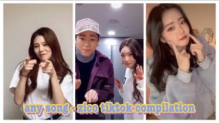 any song challenge - zico tiktok compilation pt.1