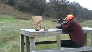 Me shooting my Tikka T-3 22-250 rifle: