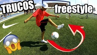 ME ENSEÑAN TRUCOS ÉPICOS FUTBOL FREESTYLE CON NIKE