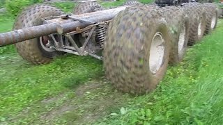 ВЕЗДЕХОД на Шинах Низкого Давления 8х8 Испытания/All-terrain VEHICLE on Low-Pressure Tires 8x8 Test
