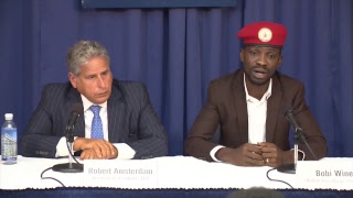 Bobi Wine and Robert Amsterdam Washington DC Press Conference