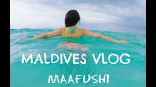 MALDIVES TRAVEL VLOG || MAAFUSHI LOCAL ISLAND TOUR