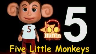 Five Little Monkeys | Family Sing Along - Muffin Songs